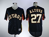 Astros 27 Jose Altuve Navy 2018 Gold Program Cool Base Stitched Baseball Jerseys,baseball caps,new era cap wholesale,wholesale hats